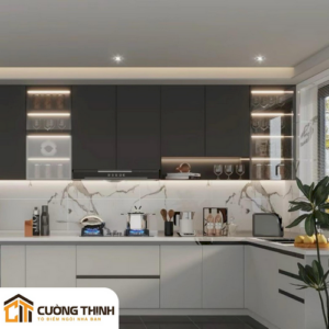 Tủ Inox Cánh Kính 22