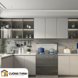 Tủ Inox Cánh Kính 23