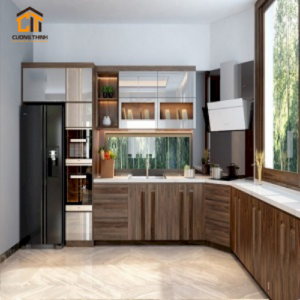 Tủ Bếp Gỗ ÓC Chó 03