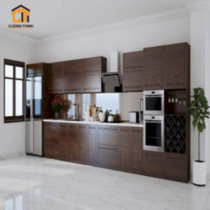 Tủ Bếp Gỗ Óc Chó 06